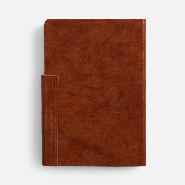 Ежедневник Leadmark, недатированный, коричневый