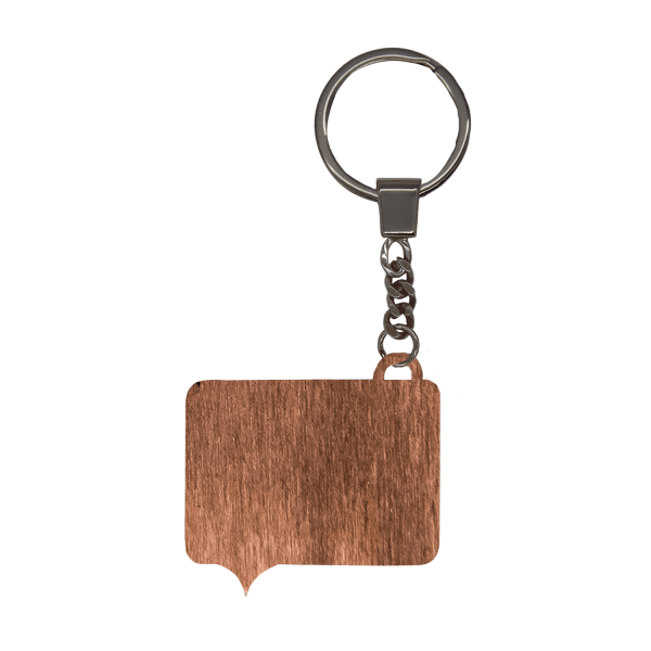 Брелок-обвес Мысль (белый)