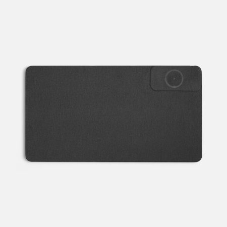 Складной стол для ноутбука с беспроводной зарядкой Kickstand Table, серый Складной стол для ноутбука с беспроводной зарядкой Kickstand Table, серый