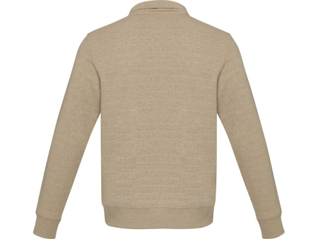 Tin унисекс-свитер с молнией на четверть из переработанных материалов Aware™ - Oatmeal