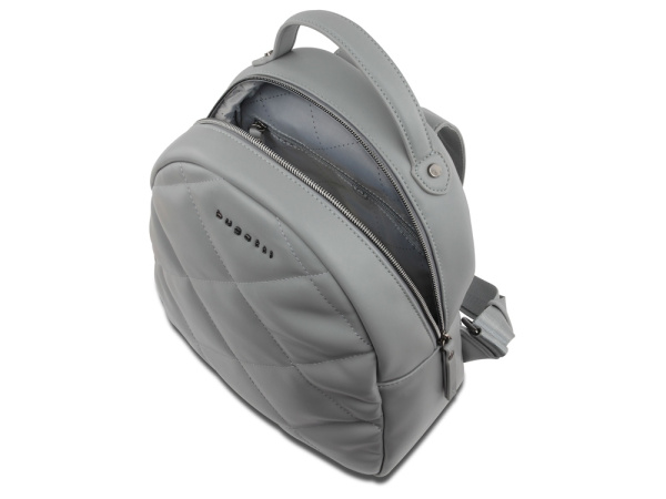 Рюкзак женский BUGATTI КАРА | CARA, серый, полиуретан, 25,5х11х27,5 см, 7 л