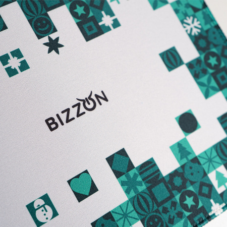 Коврик для мыши GLIDE S, 26*21*0,3см, прошитый край, белый